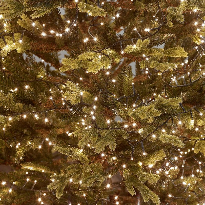 2000 LED Compact LED Christmas Tree Lights (50m Lit Length)