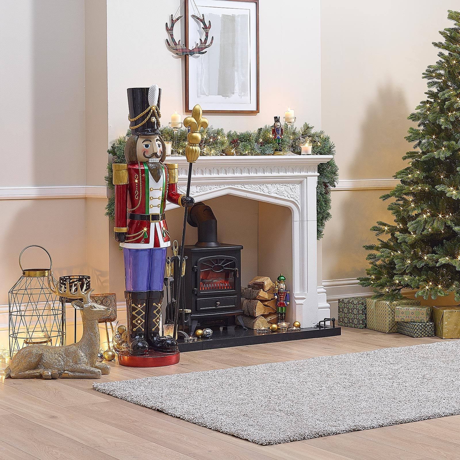 5ft LED Christmas Nutcracker