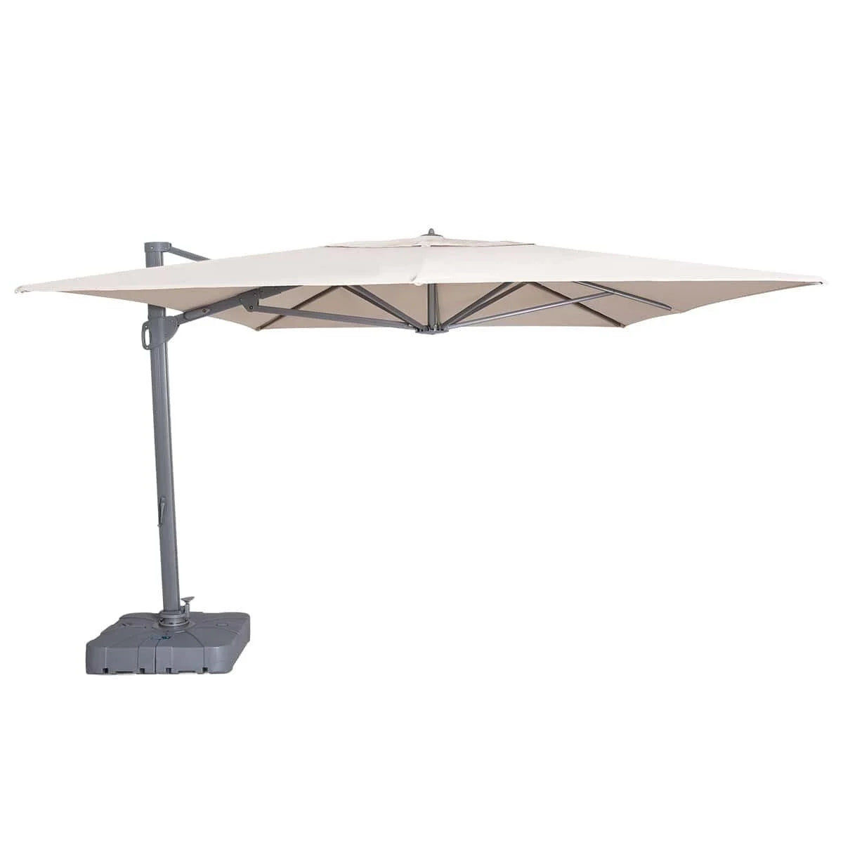 Artemis LED 3m x 4m Rectangular Rotating Parasol - Beige