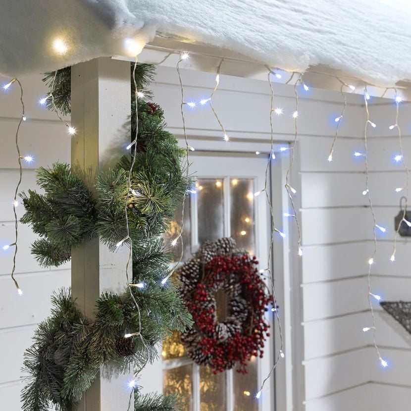 360 LED Snowing Icicle Lights (8.8m Lit Length)