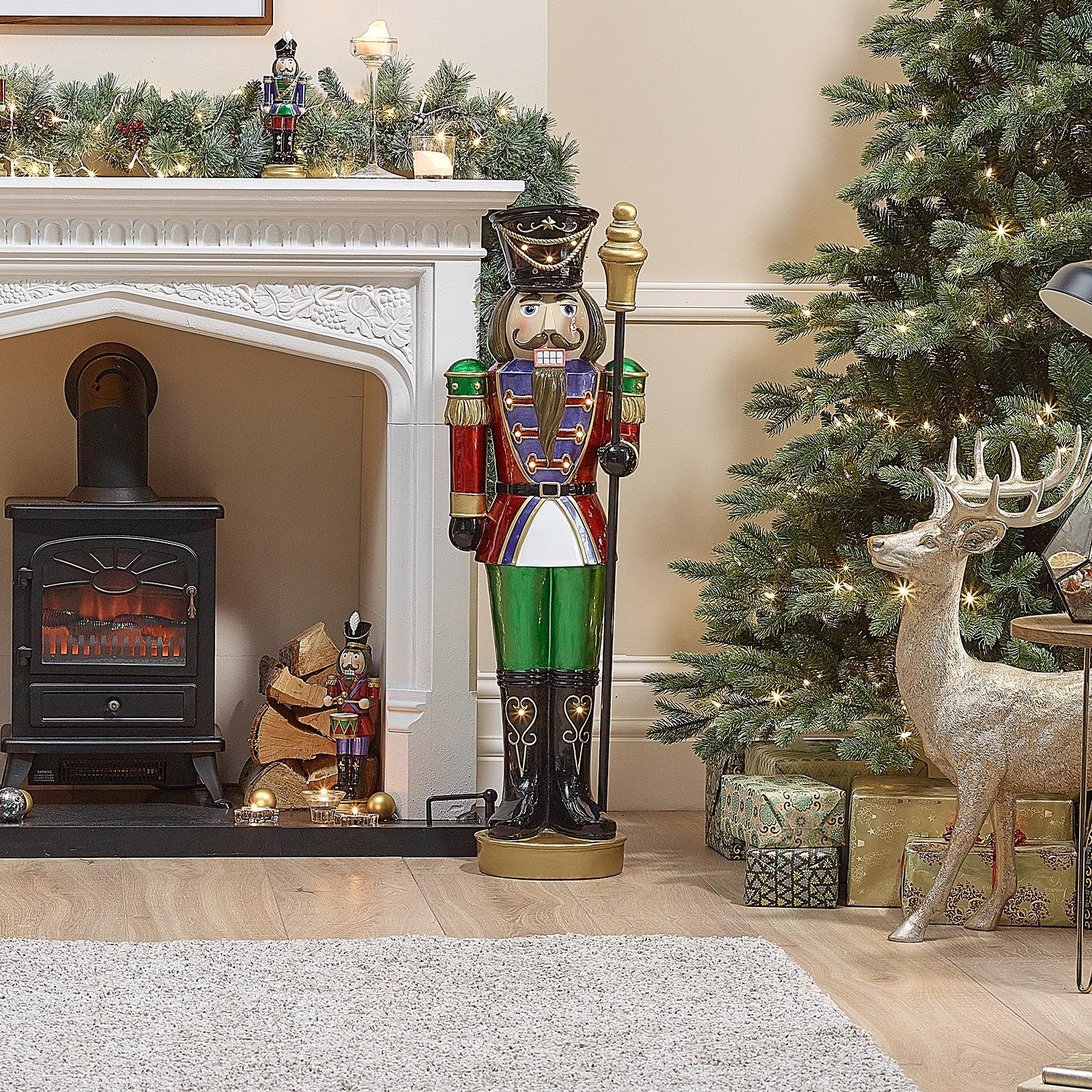 3.5ft LED Christmas Nutcracker