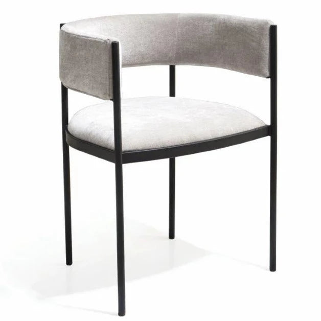Pair of Grey Giselle Cup Chairs