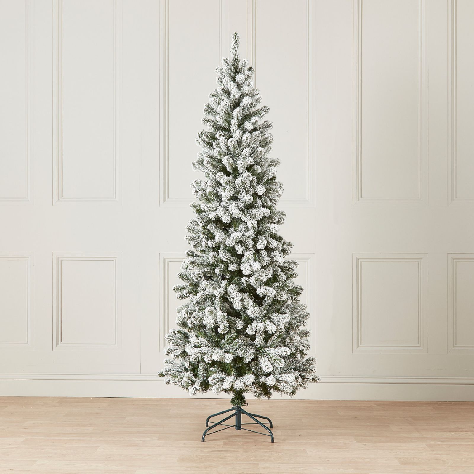 Snowy Slim Balsam Fir Artificial Christmas Tree