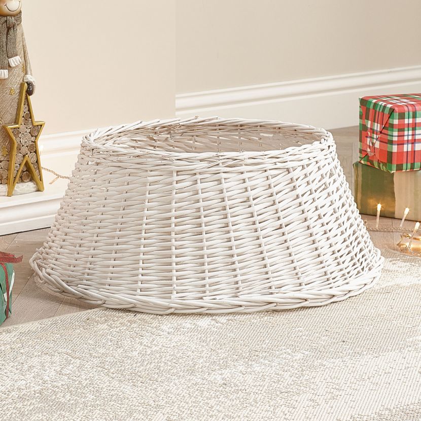70cm White Wicker Skirt