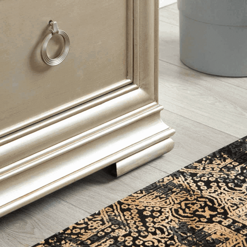 Champagne Mirrored 3 Drawer Chest