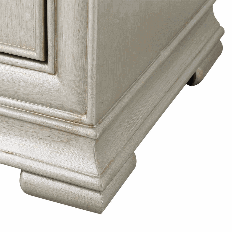 Champagne 2 drawer bedside