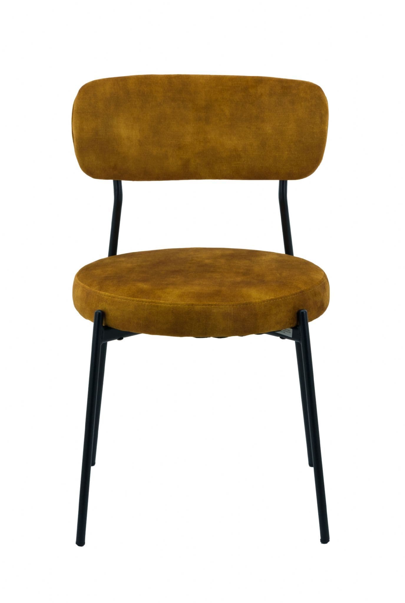 Mustard Velvet Dining Chairs - Set of 2