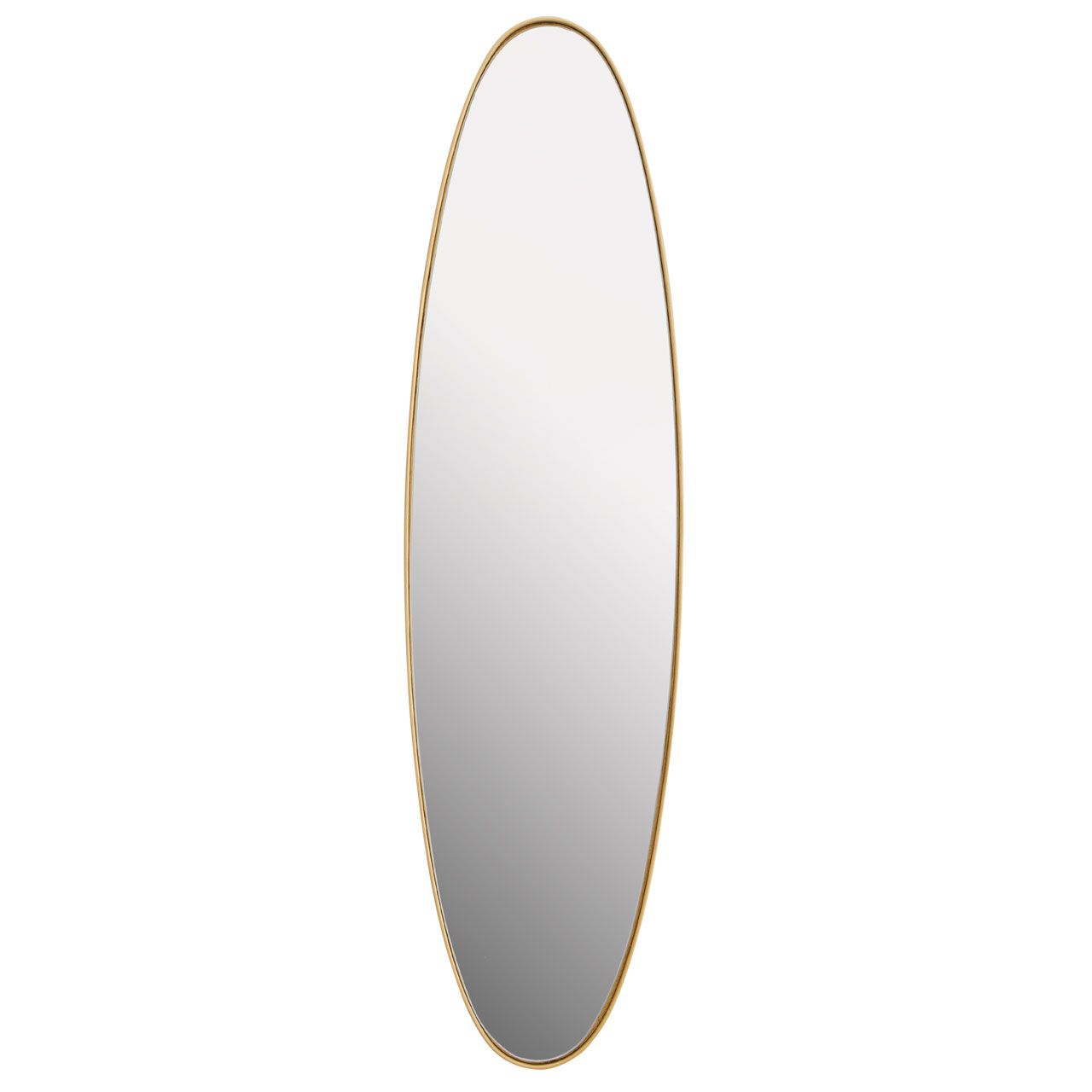 Oval Gold Mirror
