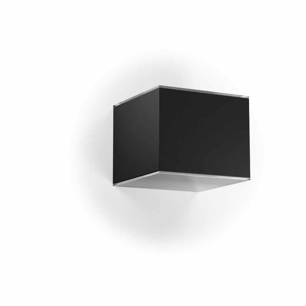 Dark Grey Up & Down Solar Wall Light