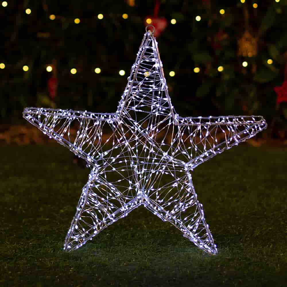 Solar Christmas Star Light