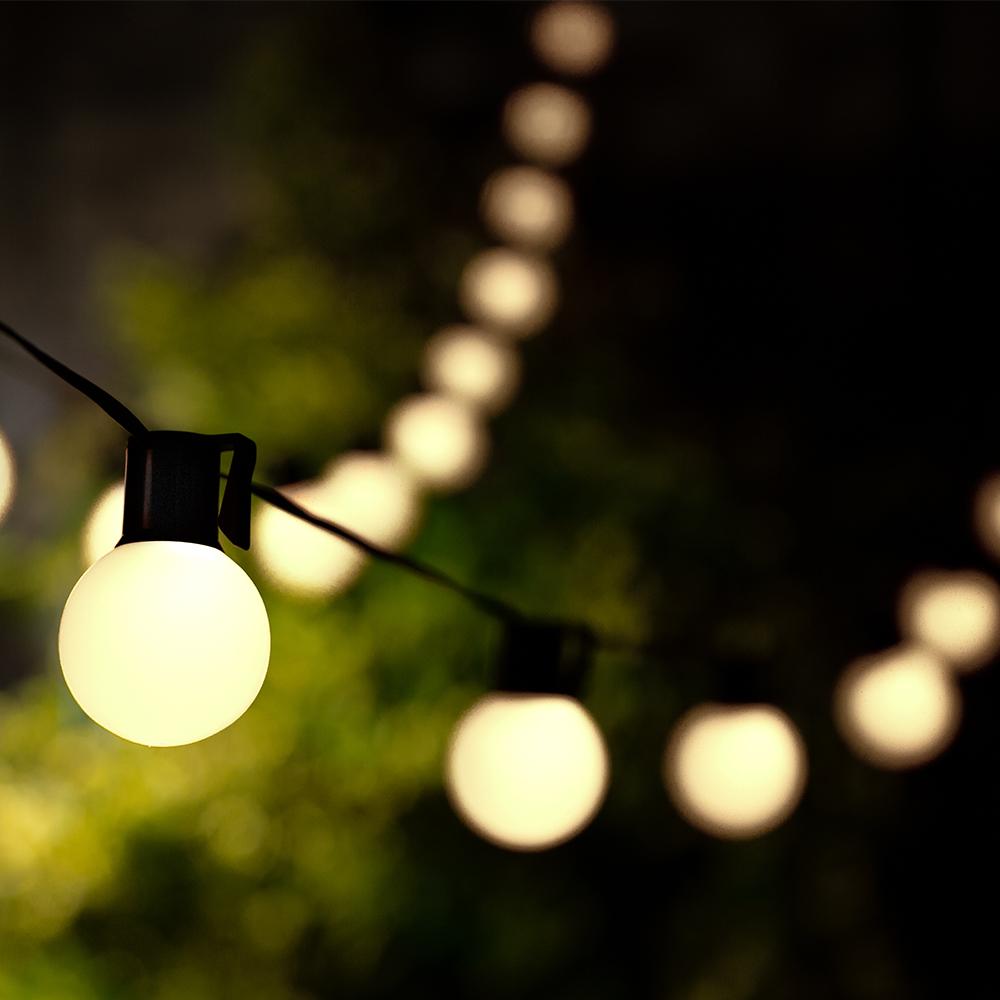 Multicoloured Solar Smart Festoons (Set Of 25)