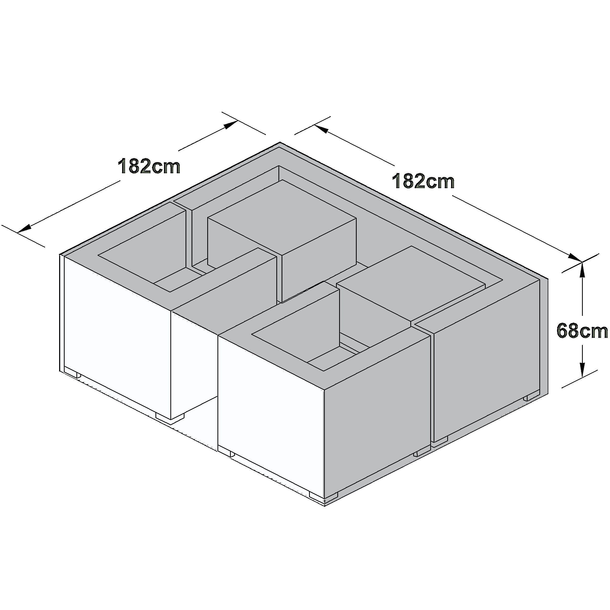 Outdoor Cover for 3 Seat Sofa Set