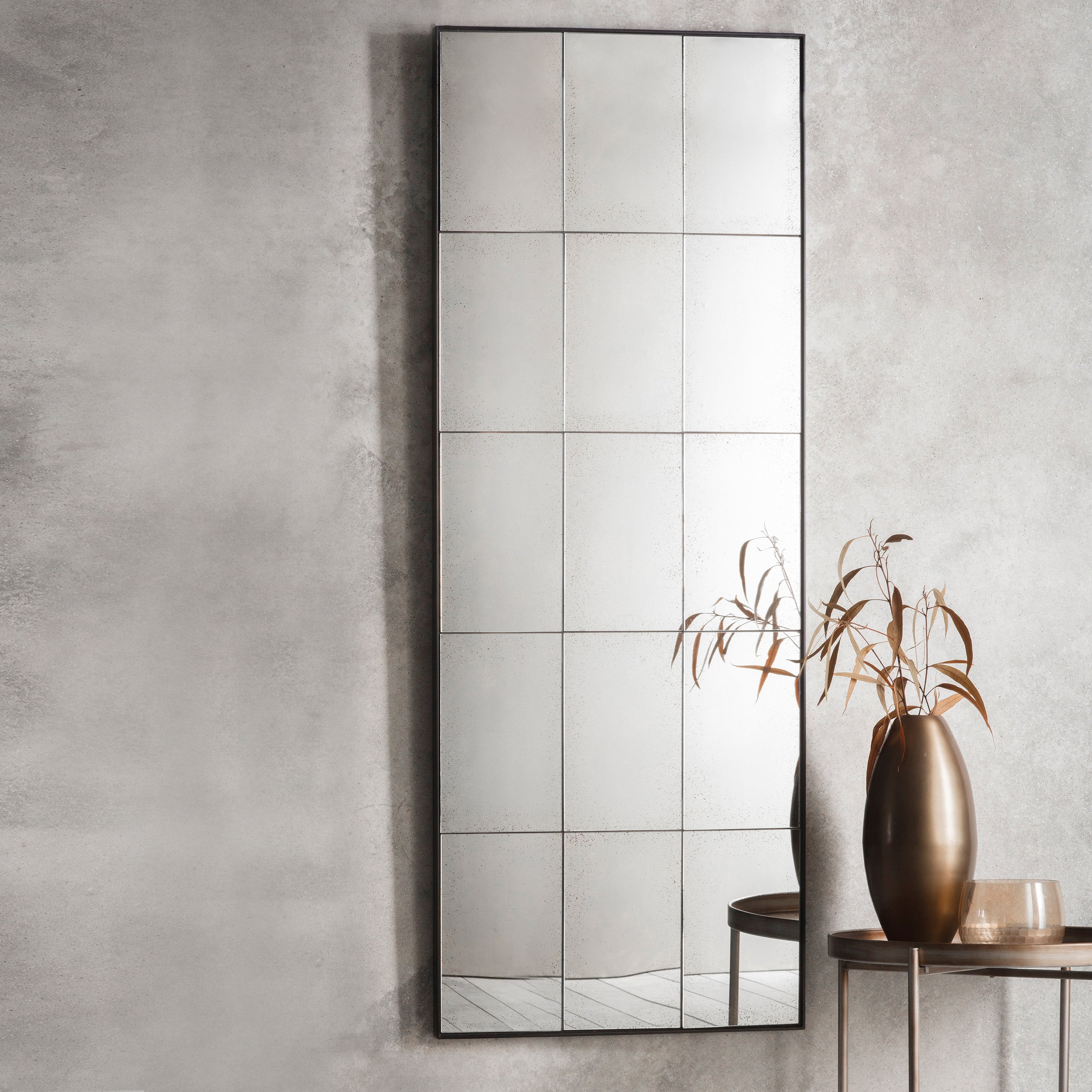 Toulouse Rectangle Antique Finish Mirror