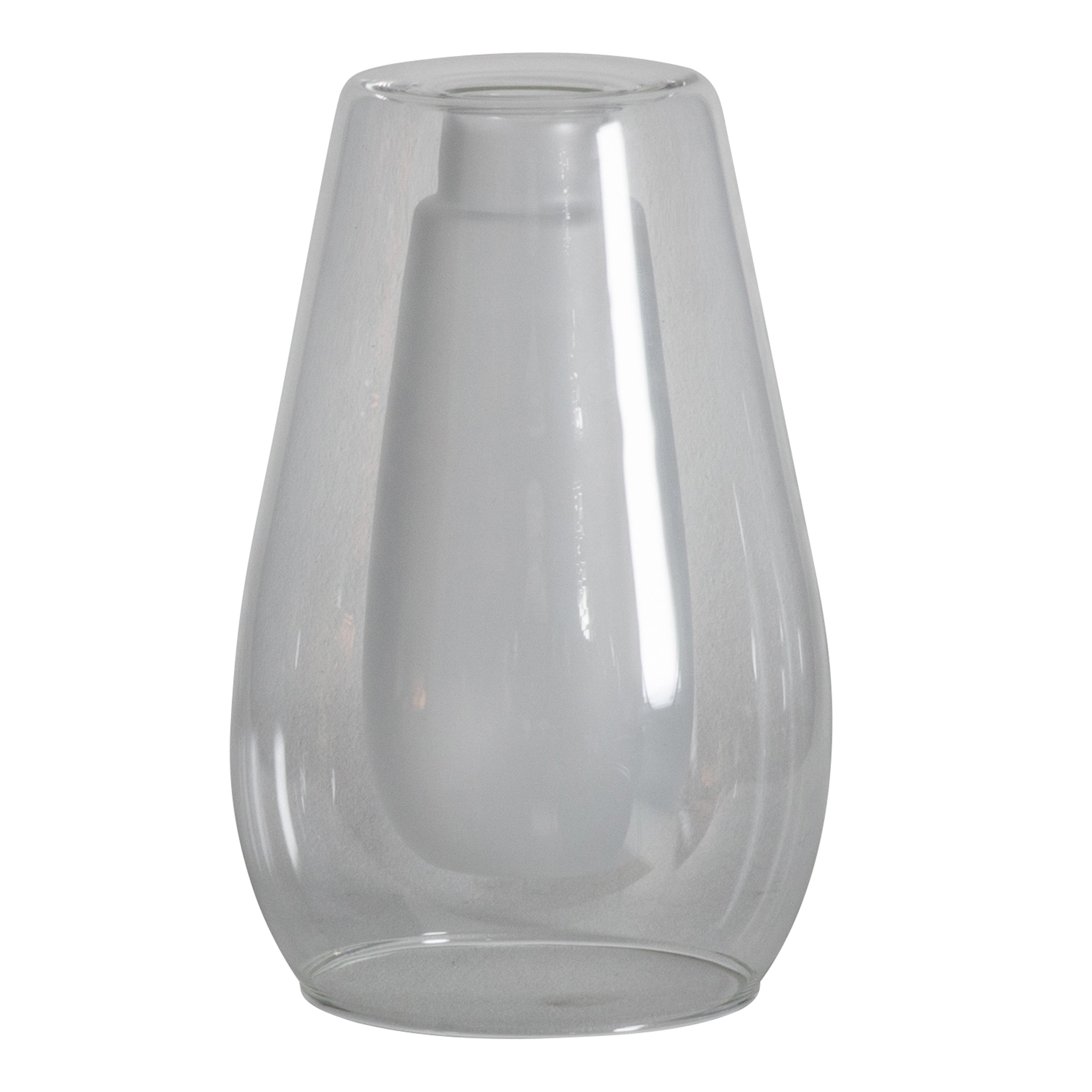 Double Layered Clear Vase
