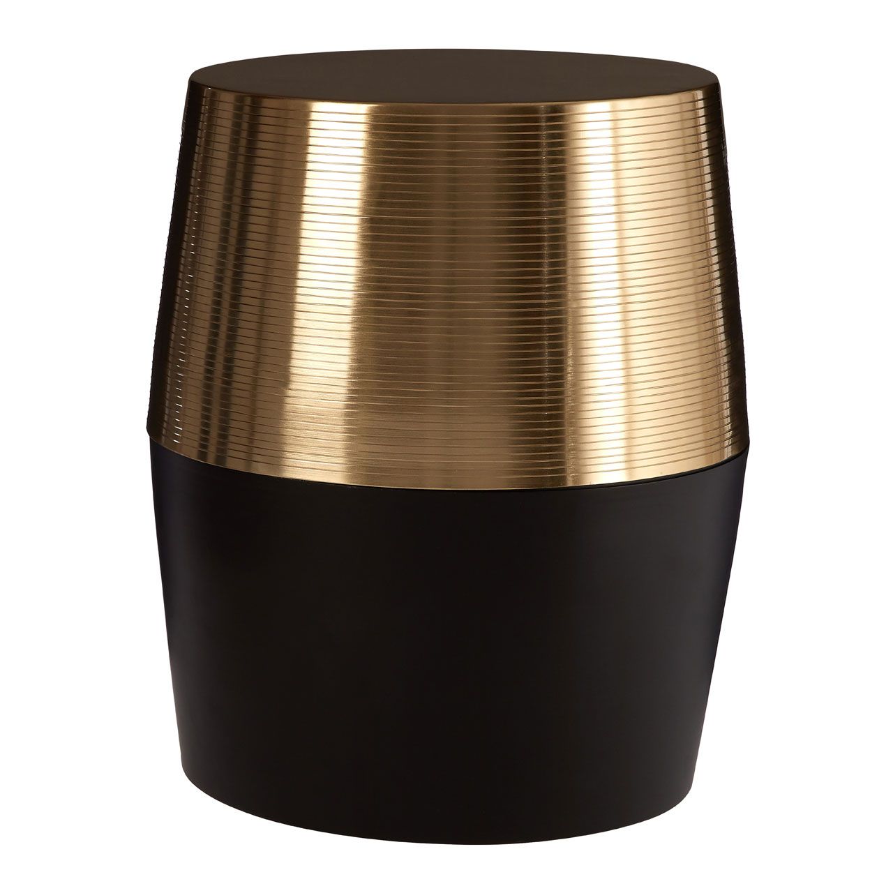 Black and Copper Side Table