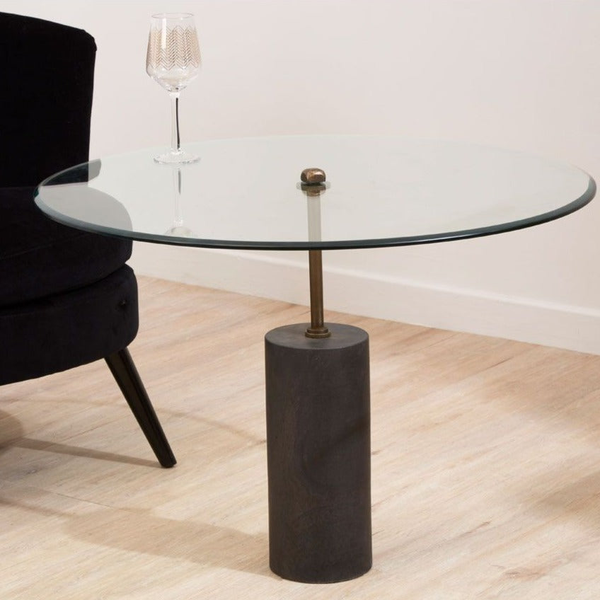 Black Marble Base Table