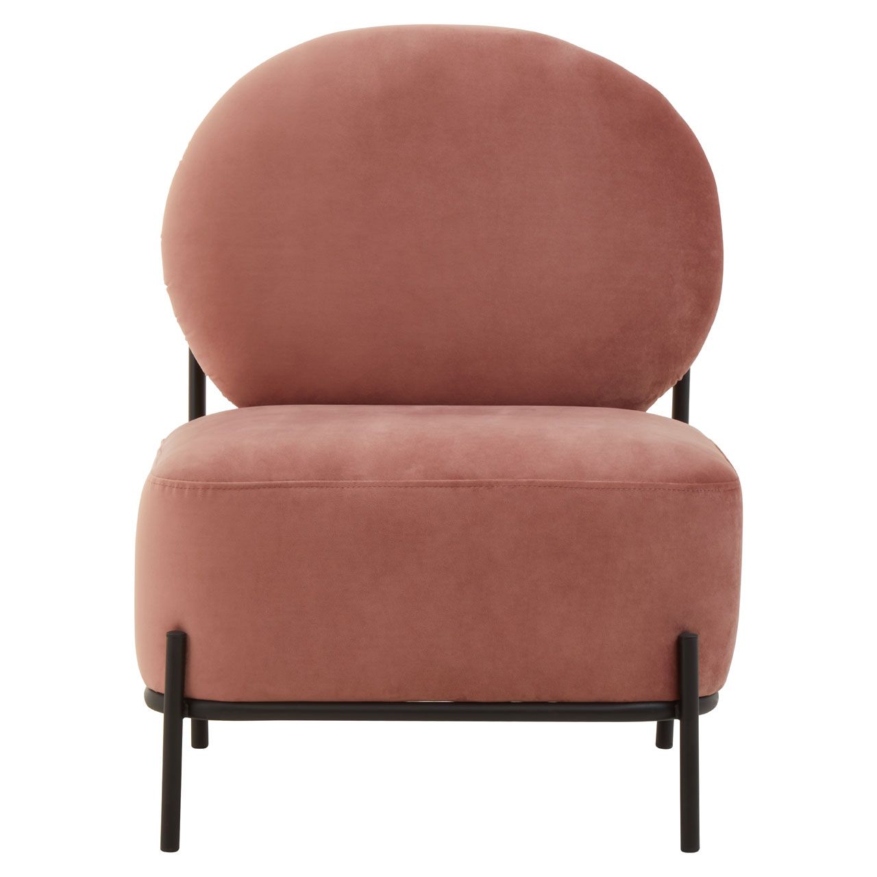 Rose Velvet Chair