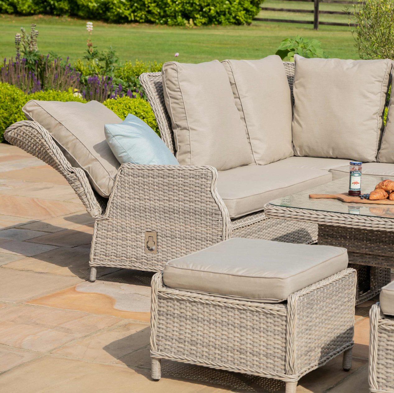 Cotswold Reclining Corner Dining with Rising Table