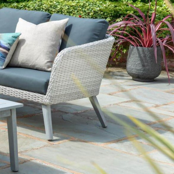 Grey Rattan Corner Lounge Set