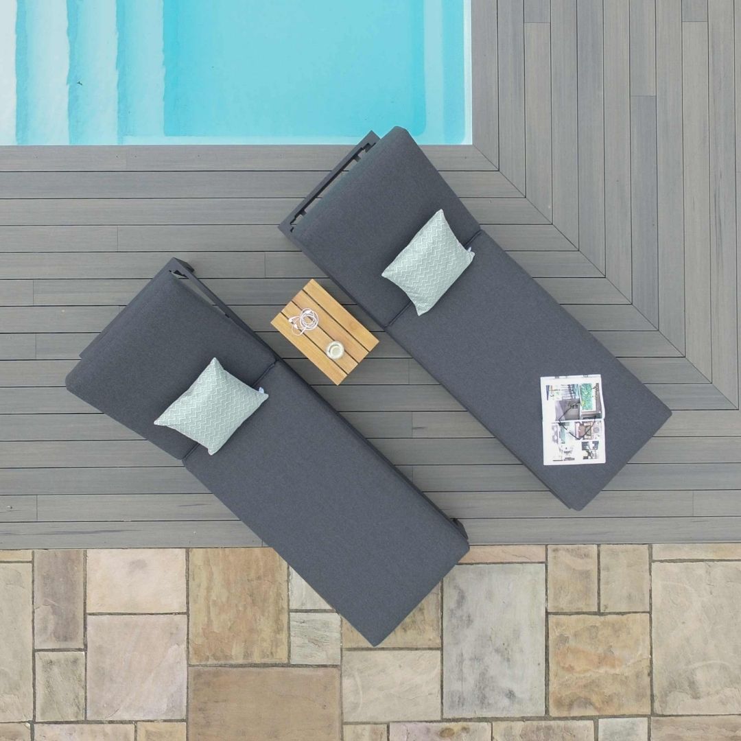 Oslo Double Sunlounger Set