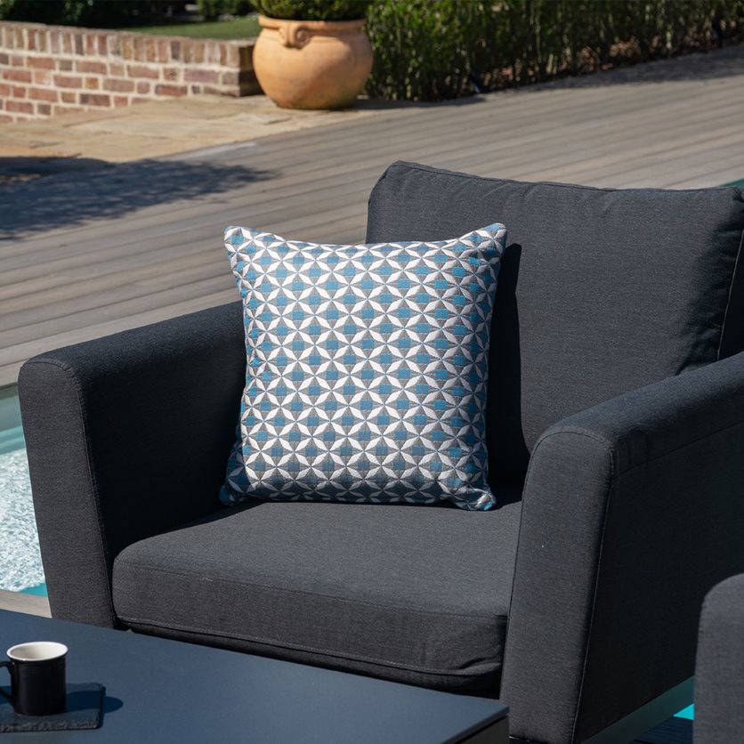 3 seat sofa set with firepit #colour_charcoal