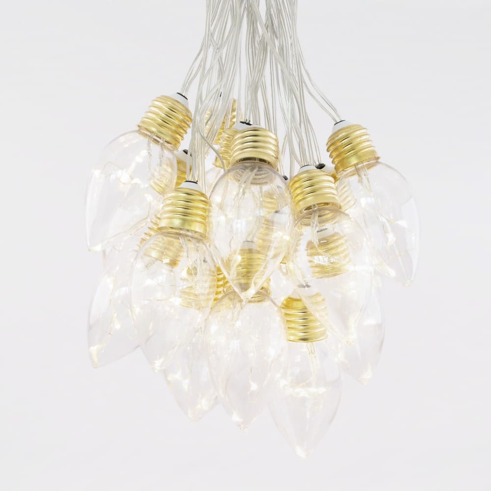 Solar Candle Bulb Lights - Set Of 20