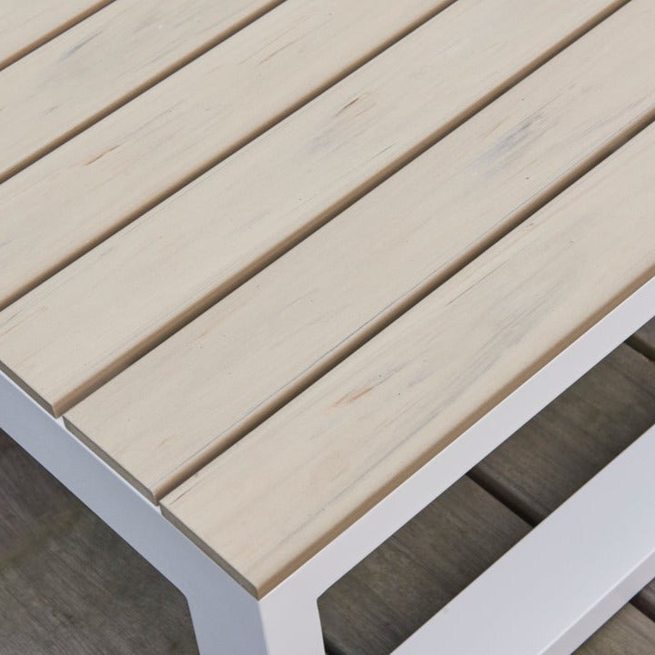 White Aluminium Lounge Set