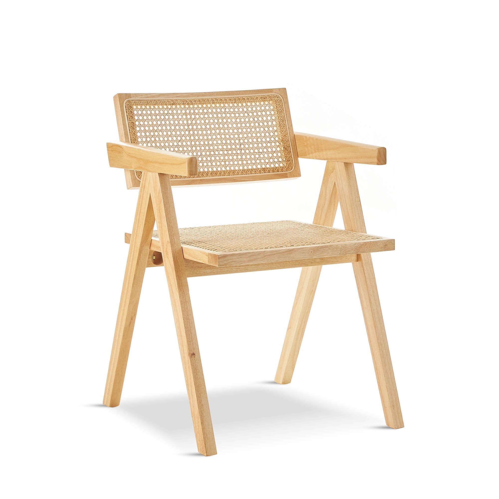 Rattan Dining Chairs x2