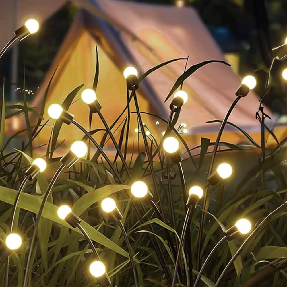 Solar Firefly Garden Post Lights