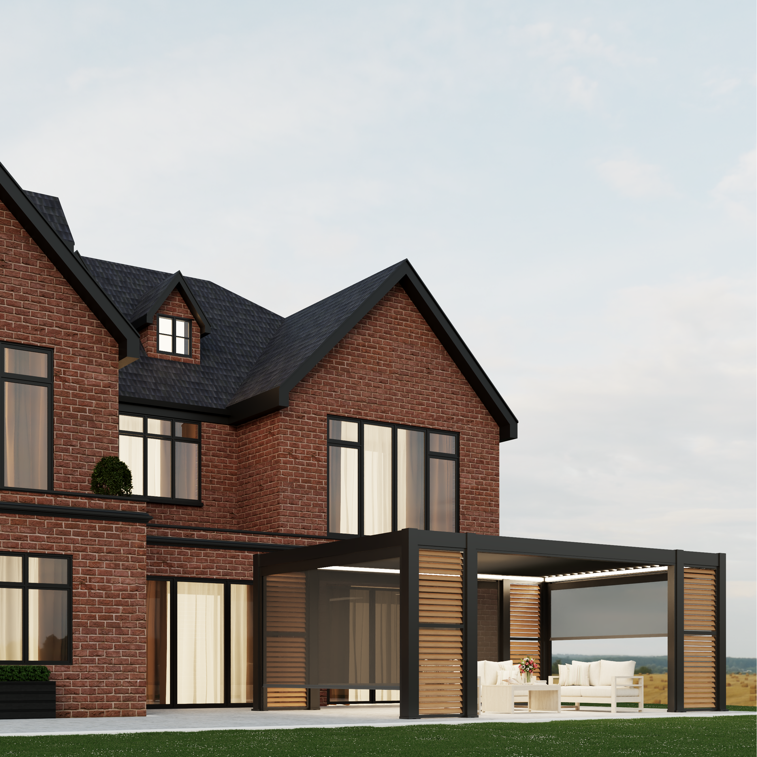 Warm White LED Lighting Kit for the 3m x 6m Hemera Deluxe Pergola