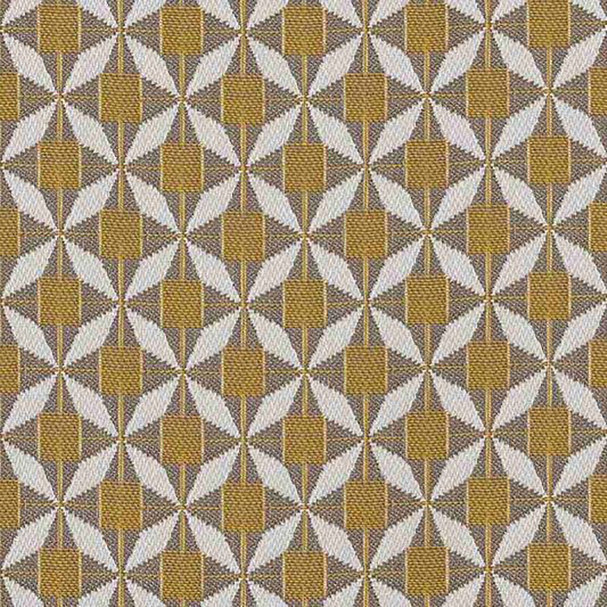 Yellow Mosaic Outdoor Footstool