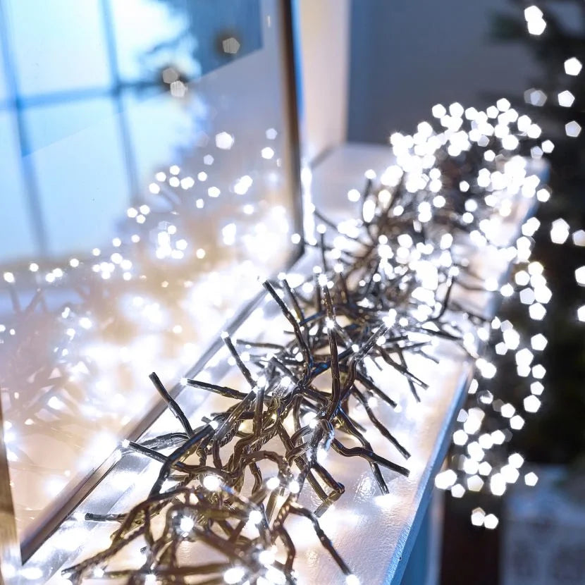 720 LED Cluster Christmas Lights (10.4m Lit Length) #color_cool white