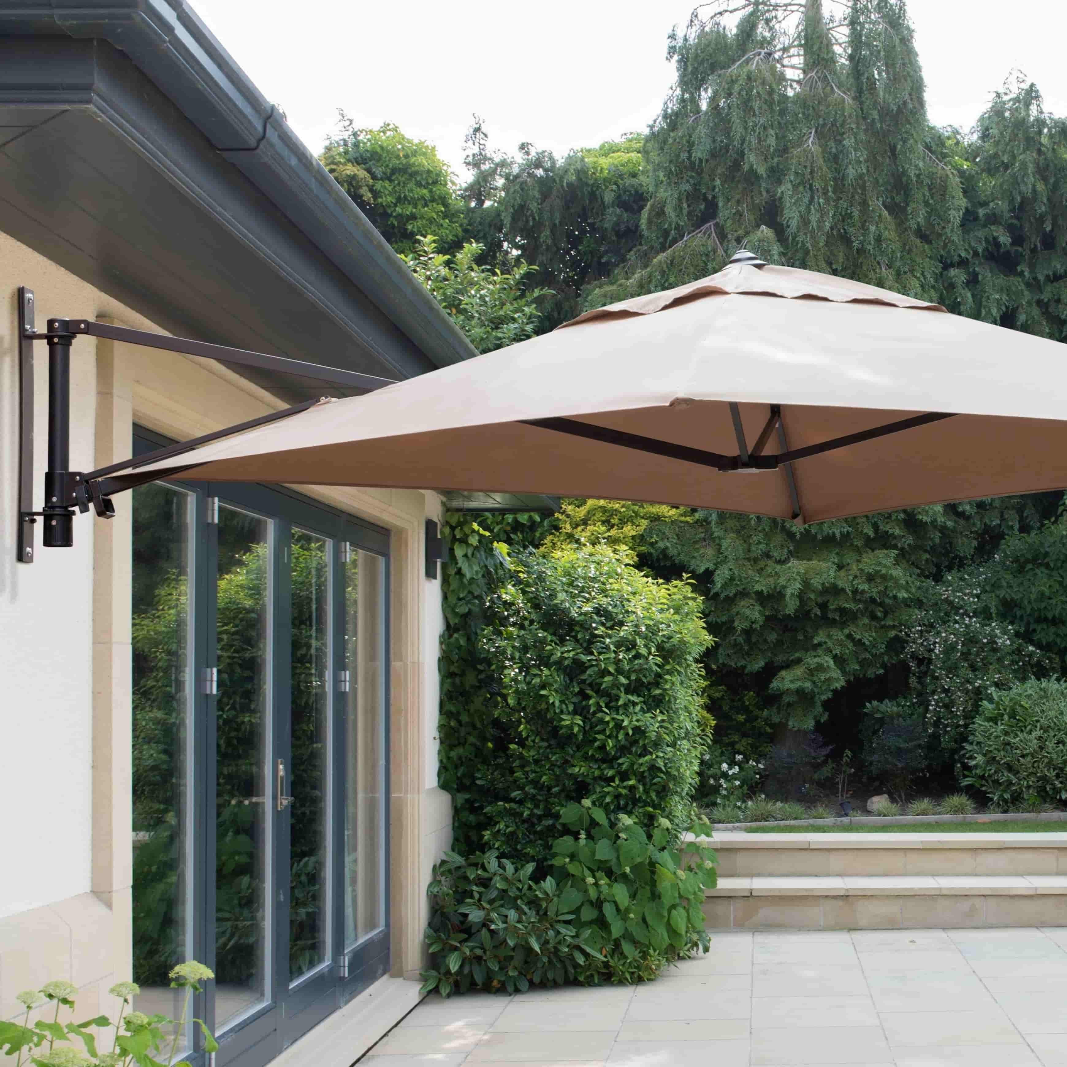 Wall Mounted Parasol #colour_taupe
