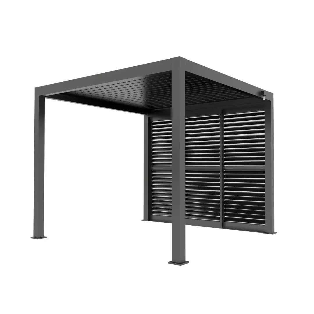 3m Sliding Louvred Doors for Neptune Deluxe Pergolas