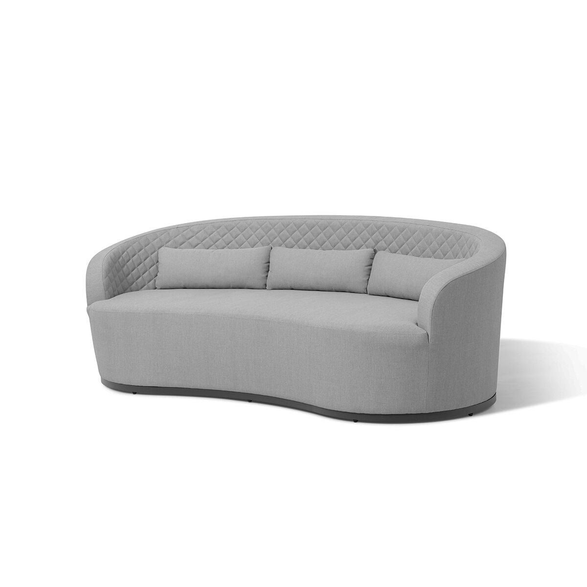 Ambition Curve 3 Seater Sofa Daybed #colour_grey