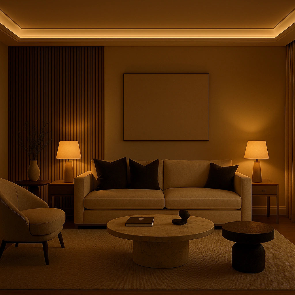 LED Cornice | L2400mm x W135mm x D45mm