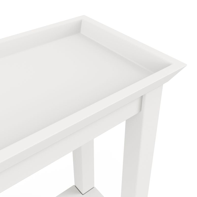White Country Side Table