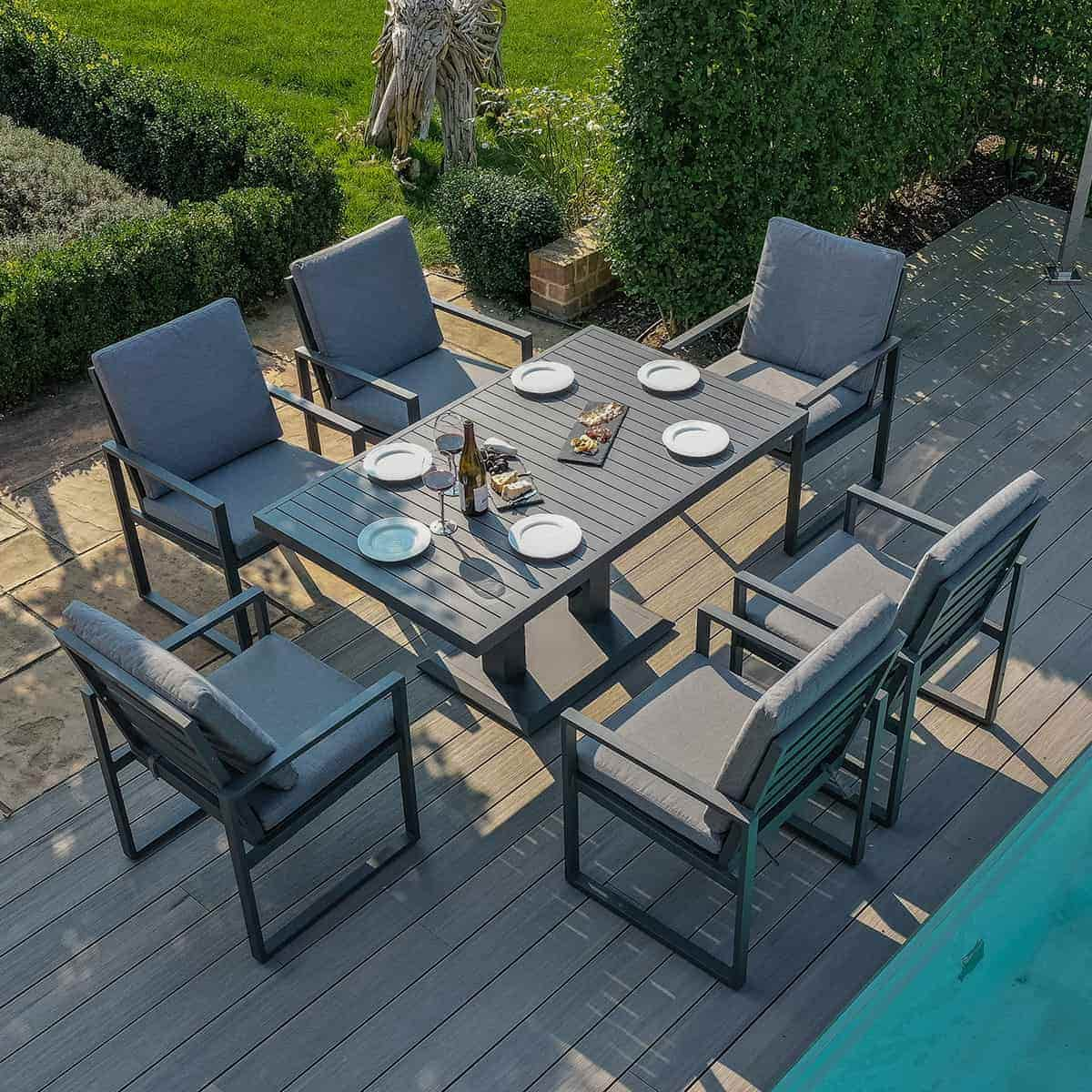 Amalfi 6 seater online patio set