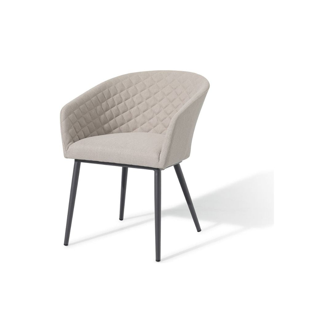 12 Seat Beige Oatmeal Outdoor Fabric Rectangular Dining Set with Fire Pit Table #colour_oatmeal