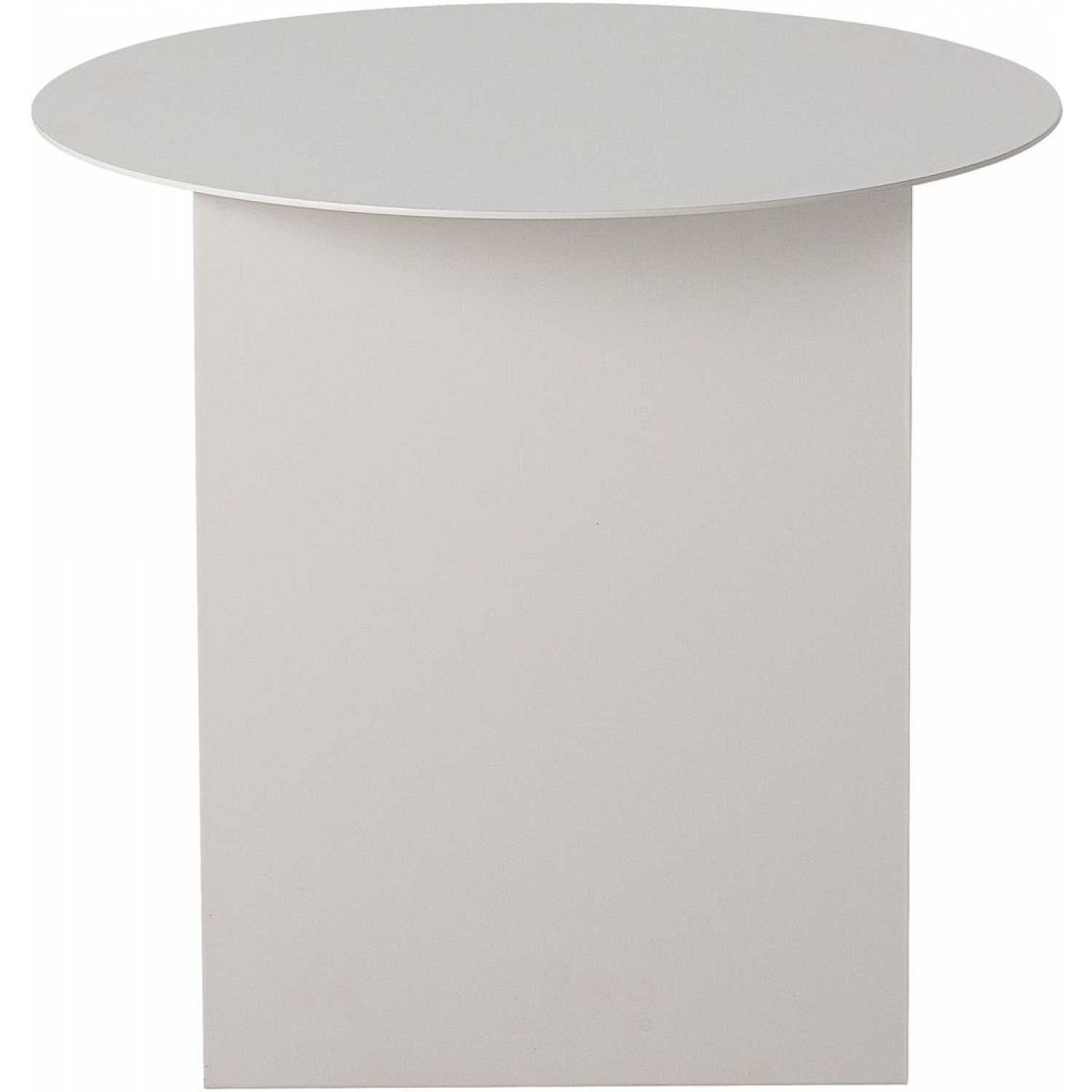 Grey Curved Base Side Table