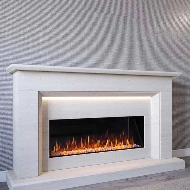 #color_semi rijo, #size_1170, electric marble fireplace suite