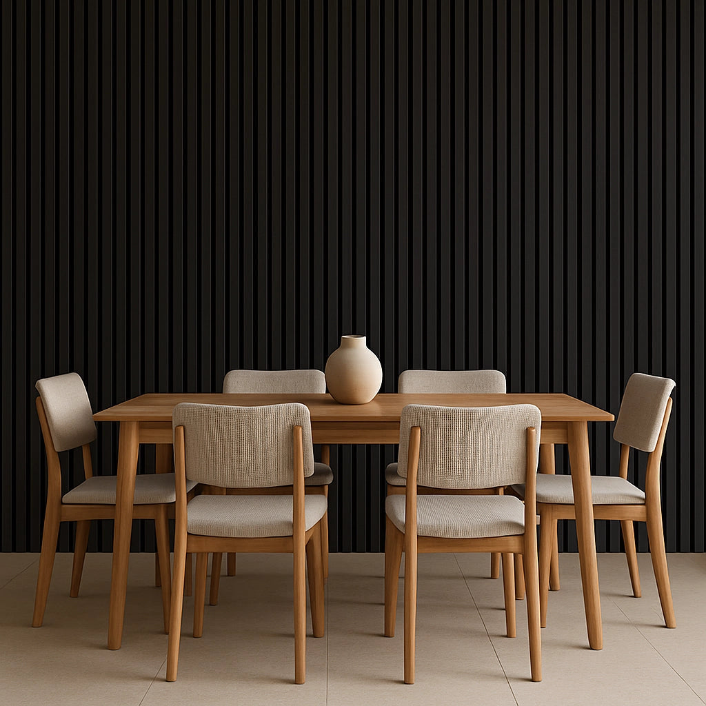 Residence – Brushed Black Waterproof Wall Panel • Pack of 4