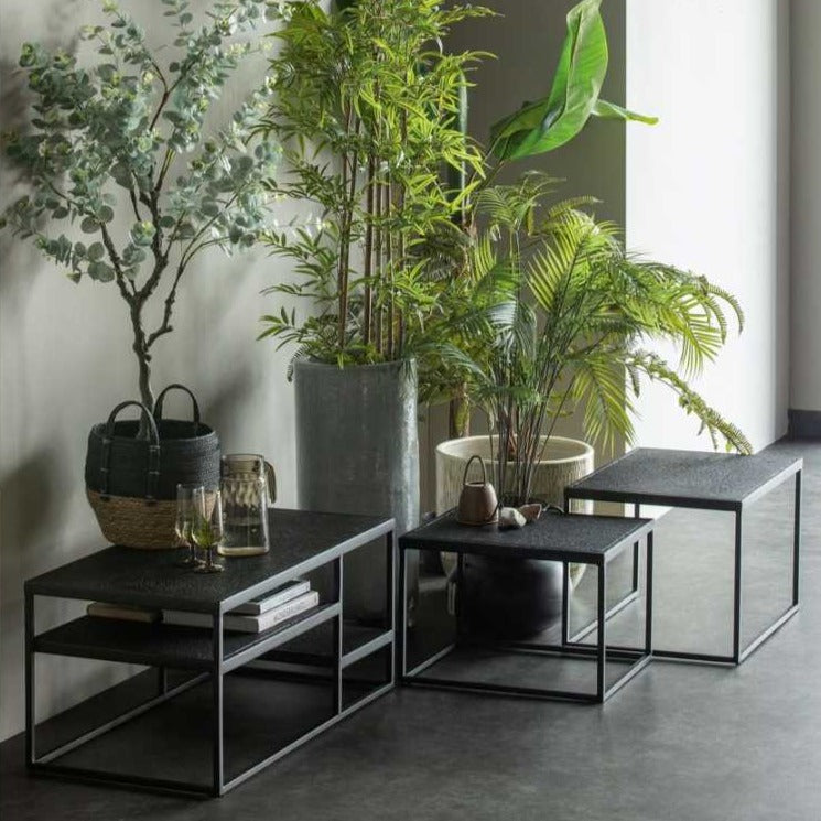 Black Tiered Coffee Table