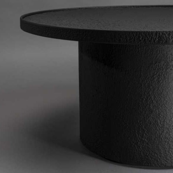 Hanson Black Circular Coffee Table