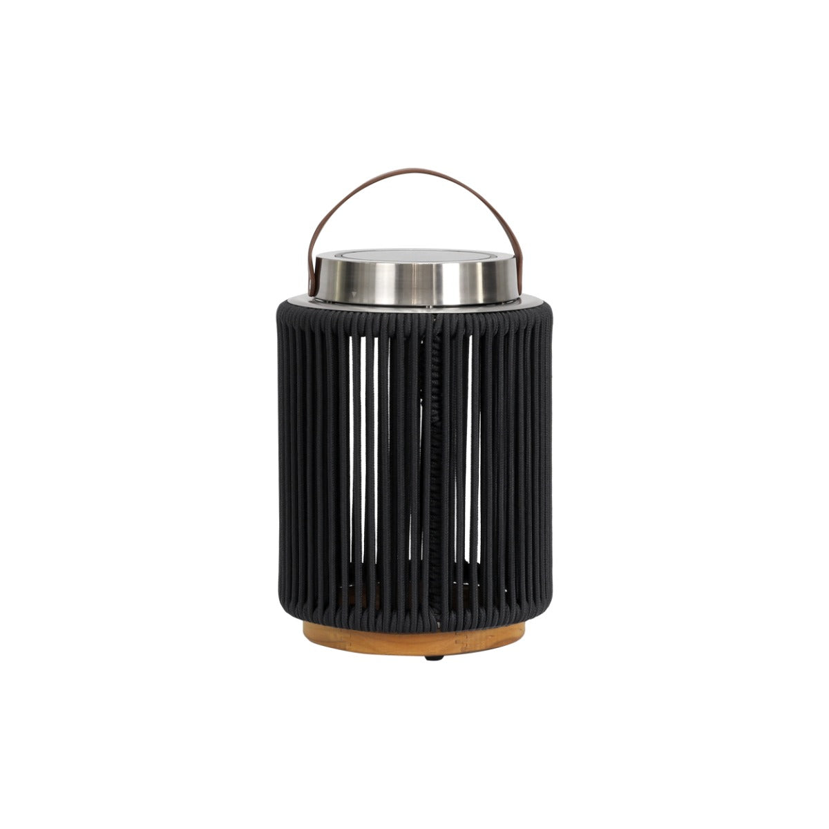 Rope outdoor solar light #colour_charcoal #size_small