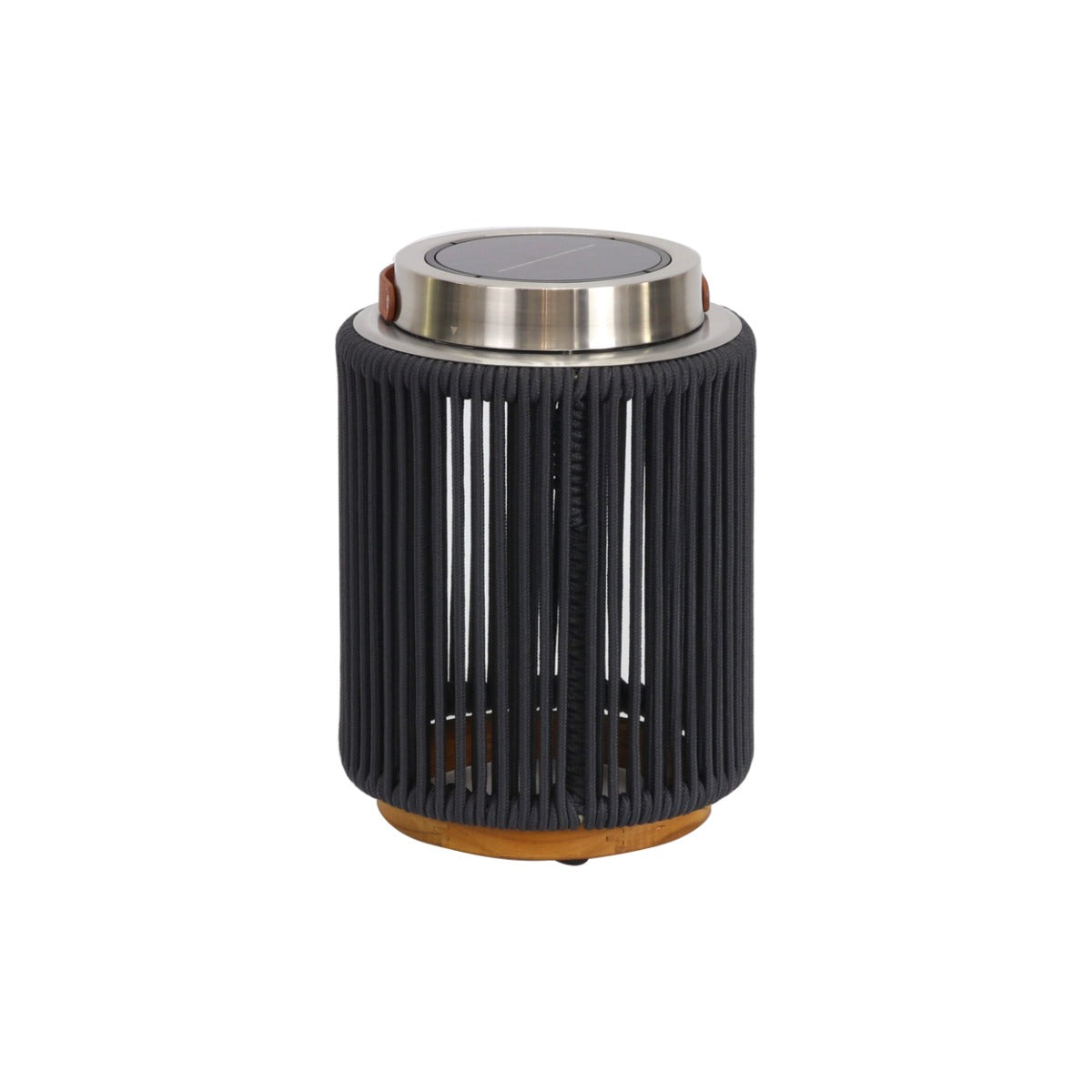 Rope outdoor solar light #colour_charcoal #size_small