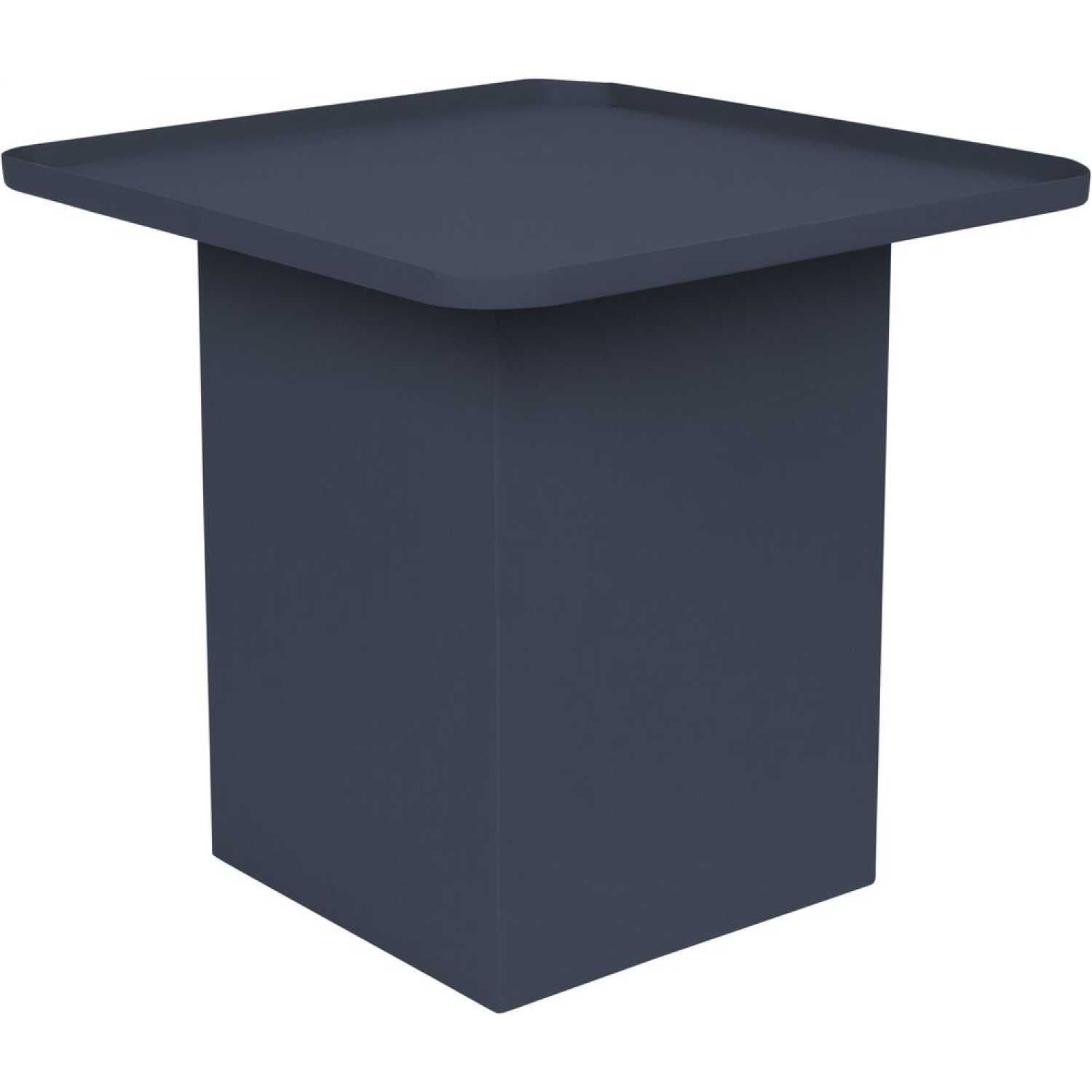 Navy Square Side Table