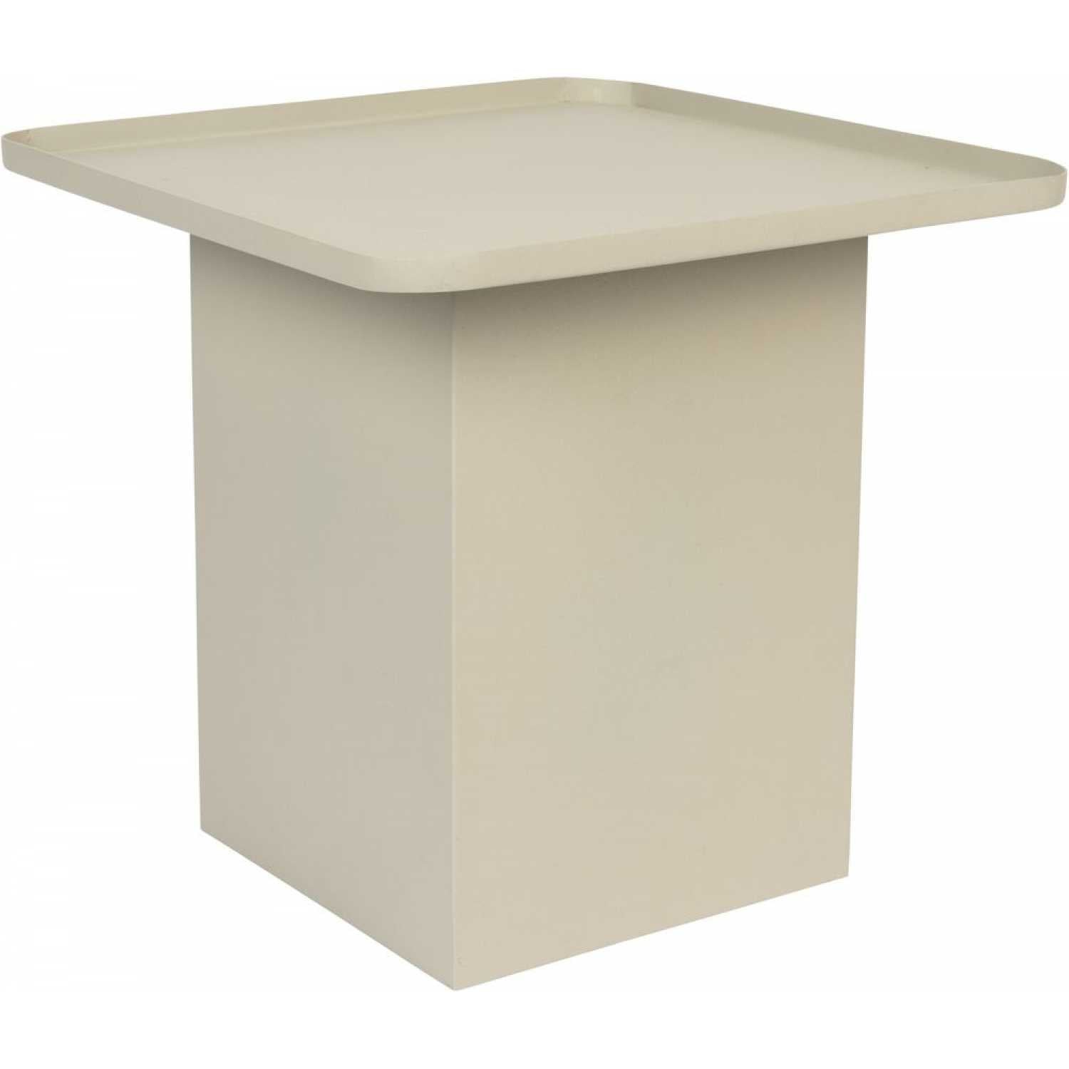 Square Ivory Side Table