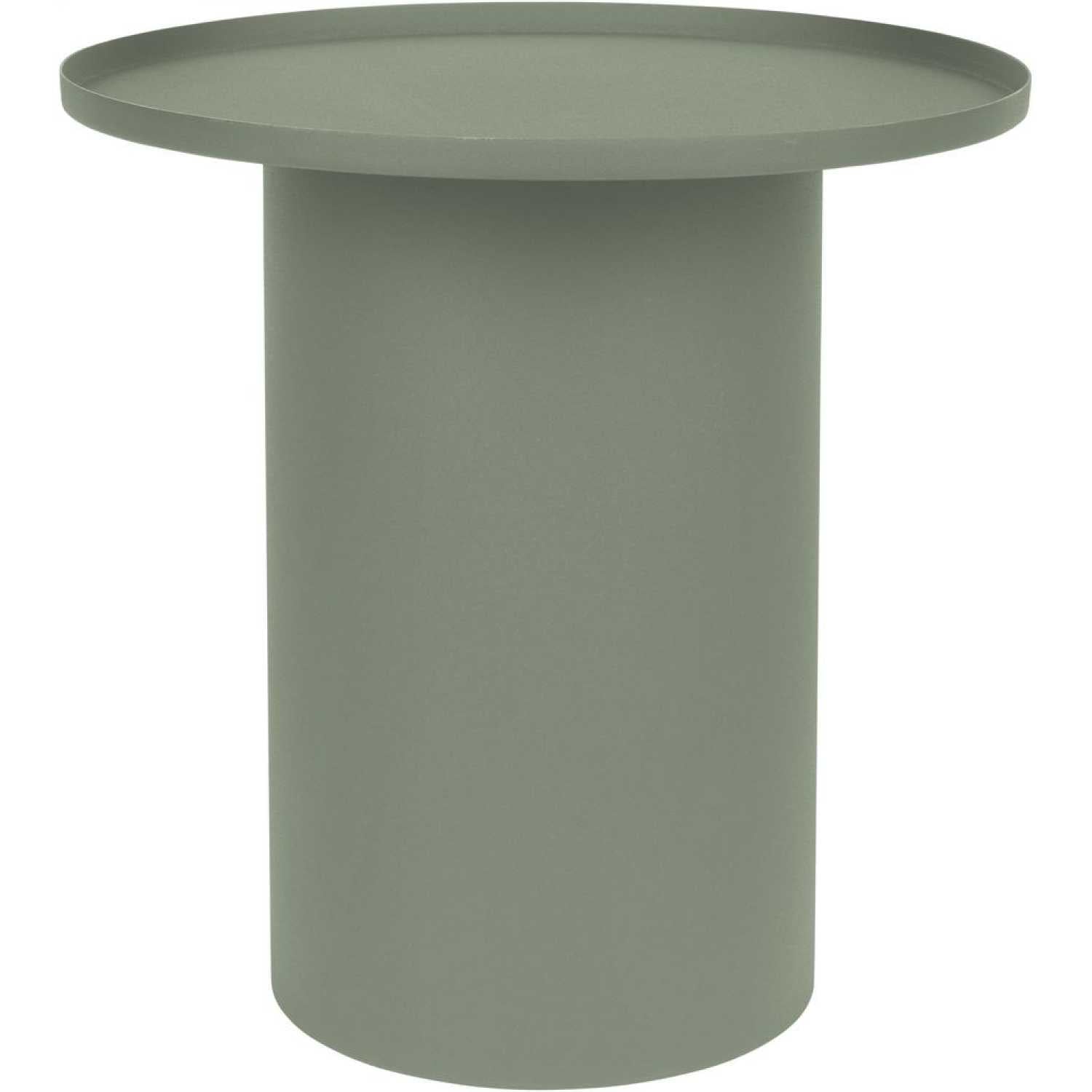Green Round Side Table