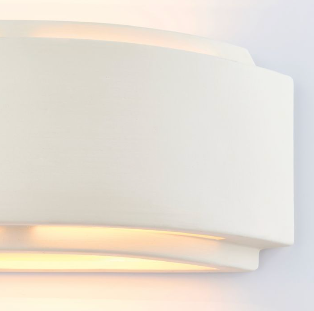 Curved Ceramic Wall Light